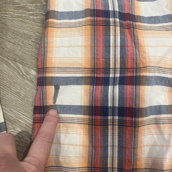 Aeropostatle Mens Small Long Sleeve Plaid Pearl Snap Shirt Western Fall - Picture 2 of 4